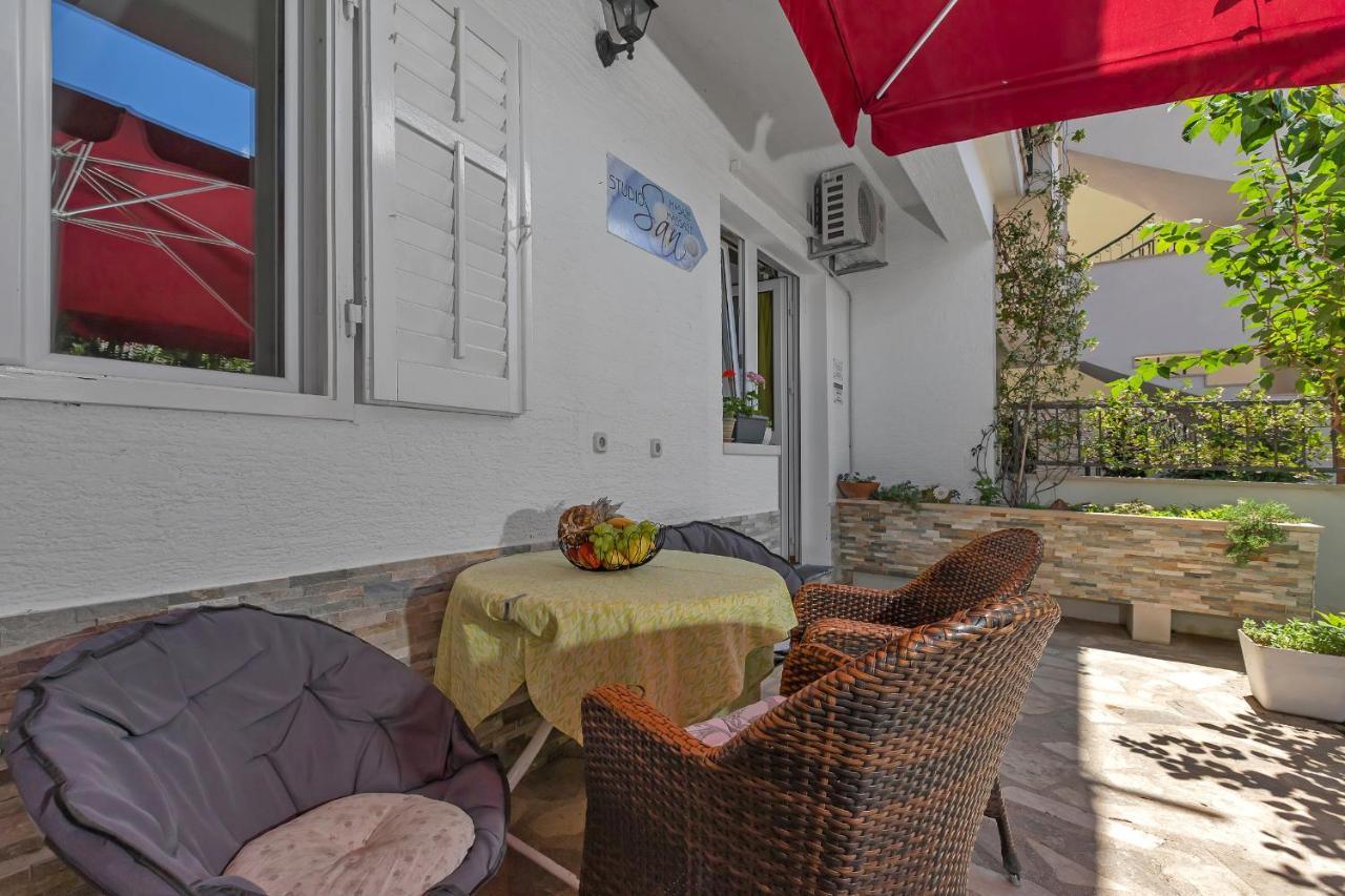 Apartmani Luna Baška Voda Exteriör bild